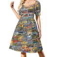 thumbnail image 3 of Vestido de manga corta con lazo para cachorro Shih Tzu, vestido de fiesta para mujer, vestido de lujo, ropa de playa, 3 of 7