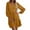 Gold, variant on Women Long Sleeves Dresses Women's Casual Solid Color Round Neck Dress