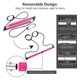 thumbnail image 1 of Kit de barra de pilates con banda de resistencia, banda de resistencia portátil y palo de ejercicio de pilatespurple1pcs XianweiShao 8390606239402, 1 of 1
