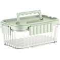 thumbnail image 1 of Fruit Containers For Fridge, Airtight Locking Lids Food Containers With Detachable Ice Tray, Summer Household Outdoor Fruit Organizer Bento Box For Ic, 1 of 5