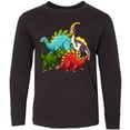 thumbnail image 3 of Inktastic Cute Dinosaurs Long Sleeve Youth T-Shirt, 3 of 5