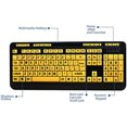 thumbnail image 4 of Adesso EasyTouch 132 Luminous Large-Print Desktop Keyboard, 4 of 4