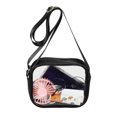 thumbnail image 3 of Uxcell 7.5"x6" Stadium Approved PVC Clear Crossbody Purse Bag with Shoulder Strap, Black, 3 of 6