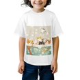 thumbnail image 3 of HANMUN Boys and Girls Tough Fashionable One Side Hot T-Shirts and Short Sleeves, Size XS-XL Made in USA, 3 of 4