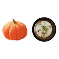 thumbnail image 1 of Encantador Cojín De Peluche De Calabaza Y Marco De Fotos De Resina Antigua Ornamentado Para Un Elegante Dormitorio De Halloween Y Una Exhibición De Decoración Retro Del Hogar., 1 of 8