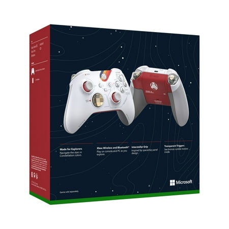 Microsoft - Xbox Wireless Controller for Xbox Series X, Xbox Series S, Xbox One, Windows Devices - Starfield Edition
