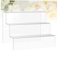 thumbnail image 2 of OULII 1Pack Transparent Multi Layer Display Riser Acrylic Storage for Home Use, 2 of 8