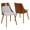 Multi-color, variant on Belen Kox Anabelle Mid-Century Modern Dining/Accent Chair in Walnut and Grey Fabric