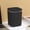 Black, variant on Desktop Trash Can with Lid Small Office Wastebasket Compact Garbage Bin for Dormitory Bedroom Home - Plastic 5.3 Inch Slow Drop