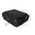 thumbnail image 2 of IDEANATEGRATE 1Pcs Dustproof Rv Covers For Camping Enthusiasts In Black Oxford Cloth 42.50X30.00X14.25Cm, 2 of 8