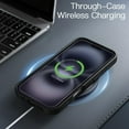 thumbnail image 6 of JETech Matte Case for iPhone 16 Plus 6.7-Inch, Shockproof Military Grade Drop Protection, Frosted Translucent Back Phone Cover, Anti-Fingerprint (Black), 6 of 6