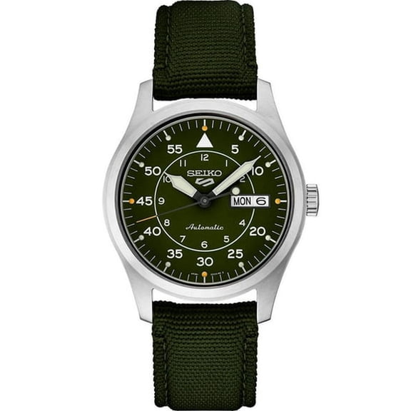 Seiko 5 Sports Green Strap Men's Automatic Watch SRPH29