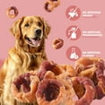 thumbnail image 6 of (2 pack) Pawmate Chicken & Duck Wrapped Sweet Potato Donut Dog Treats, Nutritious, Natural & Chewy Snack for All Dogs, 11oz, 6 of 12