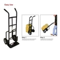 thumbnail image 6 of Milwaukee DC60138, Black 1000 lb Dual Handle Hand Truck, 6 of 8