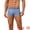 Blue, variant on Men's Striped Stretch Waistband Mid-Waisted Boxer Underwear 30 Dark Blue
