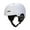 White M, variant on figatia Ski Helmet Skateboard Helmet Detachable Lining Sports Helmet Snow Helmet for Winter Sports Rock Climbing Skateboard Men Women Black L