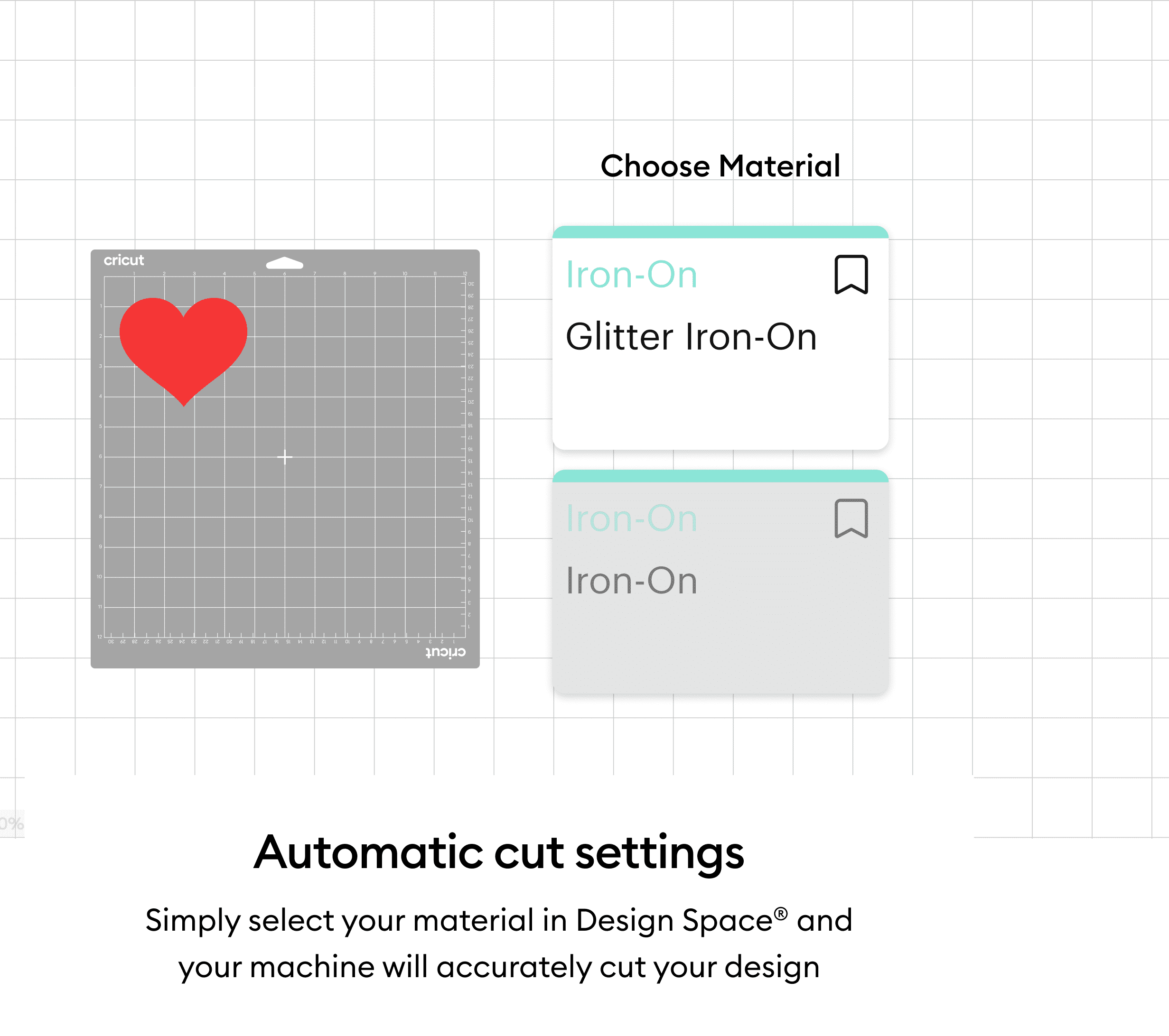 Cricut® Glitter Iron-On, White