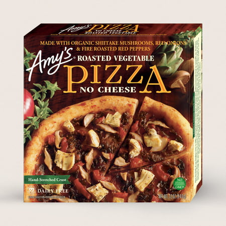Amy's Roasted Vegetable Pizza 12 oz, Pack of 8 (Best Vegan Frozen Pizza)