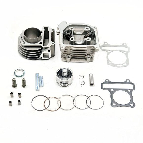 ZTDZZH 50mm Bore Cylinder Head Kit for GY6 50cc to 100cc Engine with 69mm Valves scooter taotao kazuma ATV Moped