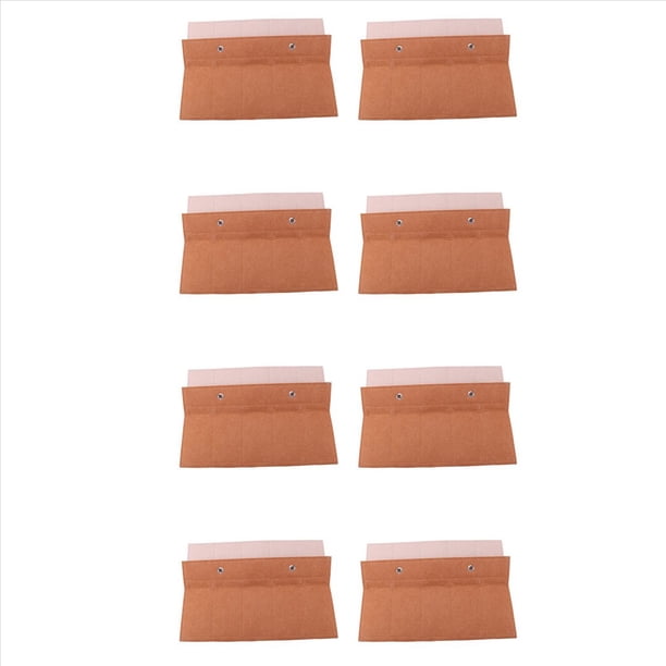 8X Gafas Organizador Gafas de Sol Organizador Almacenamiento Bolsa Colgante Gafas de Sol Gafas Pantalla Montaje en Pared Organizador 15 Ranura Soporte para Gafas Beige MarróN
