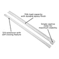 thumbnail image 3 of Hickory Hardware P1750-20-W 20 In. White Side Mount Euro Drawer Slide, 3 of 4