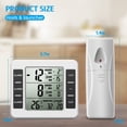 thumbnail image 1 of Rewenti Refrigerator Wireless Indoor Outdoor Freezer Sensor Temperature Monitor with Alarm Temperature Gauge for Kitchen Freezer, 1 of 6