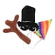 thumbnail image 1 of Adorable Cute Plushies Dress Up Accessory Doll Hat Antler Eco-friendly Material Assorted Color 1 Set, 1 of 5