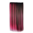 thumbnail image 2 of BKER Extensions de Cheveux à Cinq Clips Color Highlight, Perruque Lisse, Rideau de Cheveux, 2 of 4