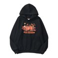 thumbnail image 4 of Gibobby Sudadera con capucha mujer, Sudaderas para mujer, sudadera corta de forro polar de otoño(Negro,XG), 4 of 5