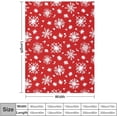 thumbnail image 2 of Christmas Throw Holiday Blanket-for Couch Or Sofa Christmas Soft Cozy Winter Throw Lightweight Blanket60 x80, 2 of 5