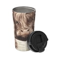 thumbnail image 2 of Junzan Relaxed Cute Cow Reading for Stainless Steel Vacuum Insulated Tumbler - Reusable Insulated Cold Brew Iced Coffee Cup Thermos -Gifts for Women Men Him Her, 2 of 8