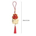 thumbnail image 6 of Selrti Chinese New Year Decoration Red Hanging Tassel Ornaments Lucky Fu Pendants for Home Office Car Trees Spring Festival, 6 of 8