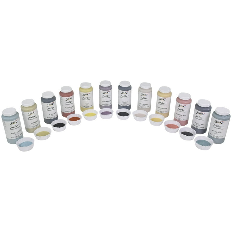 Sax True Flow Colorburst Glaze Set, Assorted Colors, Set of 12