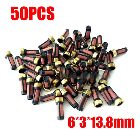 50pcs Fuel Injector Micro Basket Filter For Audi BMW GMC injector repair kits