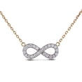 thumbnail image 1 of Collier Infini en Or 10k 0,30 Cttw Canadian Diamond, 1 of 3