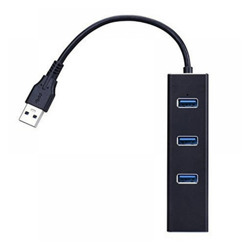 USB 3.0 to Ethernet Adapter,ABLEWE 3-Port USB 3.0 Hub with RJ45 10/100/1000  Gigabit Ethernet Adapter Support Windows 10,8.1,Mac OS, Surface