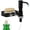 black, variant on FIXPARTS Soap Dispenser for Kitchen Sink,31.5"Built in Soap Dispenser Pump with Sponge Holder Silver