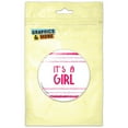 thumbnail image 1 of It's a Girl Pink Baby Shower Refrigerator Button Magnet, 1 of 2