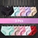 thumbnail image 2 of 1/3 Piezas De Seda De Hielo Sin Rastro Ropa Interior Ultrafina Invisible Costuras Para Mujer Talla Grande M-XXL, 2 of 4