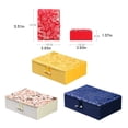 thumbnail image 4 of Joyero portátil Minnieouse decorativo antiguo joyería collar coleccionables regalo almacenamiento satén AP017909-04, 4 of 6