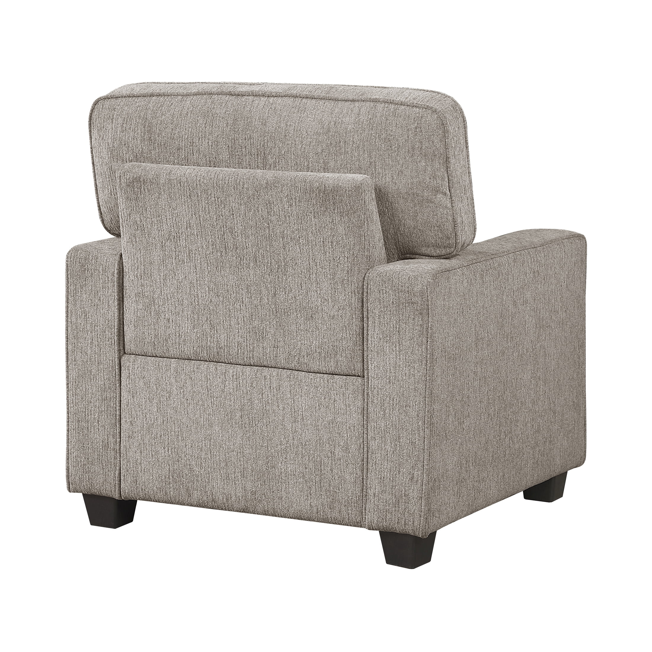 OakvillePark Alvera Chenille Accent Chair, Taupe