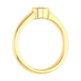 thumbnail image 2 of 1/5 Carat Bezel Set Solitaire Diamond Engagement Ring Band in 14K Yellow Gold (Ring Size 10), 2 of 4