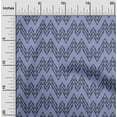 thumbnail image 1 of oneOone Tissu Popeline de Coton Chevron Imprimé Ikat Tissu de Couture BTY 42 Pouces de Large, 1 of 1