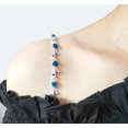 thumbnail image 2 of 1 par de correas ajustables invisibles y antideslizantes para sujetador (rosas azules en ambos hombros)., 2 of 5