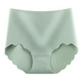 thumbnail image 4 of wcjm Green Women's Briefs Women's Underwear Comfortable High Waist Briefs Without Seam Breathable No Show Underwear Women, 4 of 5