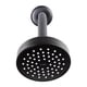 thumbnail image 1 of Regadera para Baño CNX con Brazo y Chapetón de Acero Inoxidable ABS Negro Mate RCT316, 1 of 8