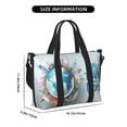 thumbnail image 5 of Sigee Let's go Travel Around the World for Hand Travel Bag,Sports Tote Gym Bag for Men and Women, 5 of 7