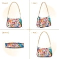 thumbnail image 7 of FORMRS Womens Shoulder Bag with Chain Strap Clutch Purse Cute Tote Handbag, Abstract Painting, 7 of 7