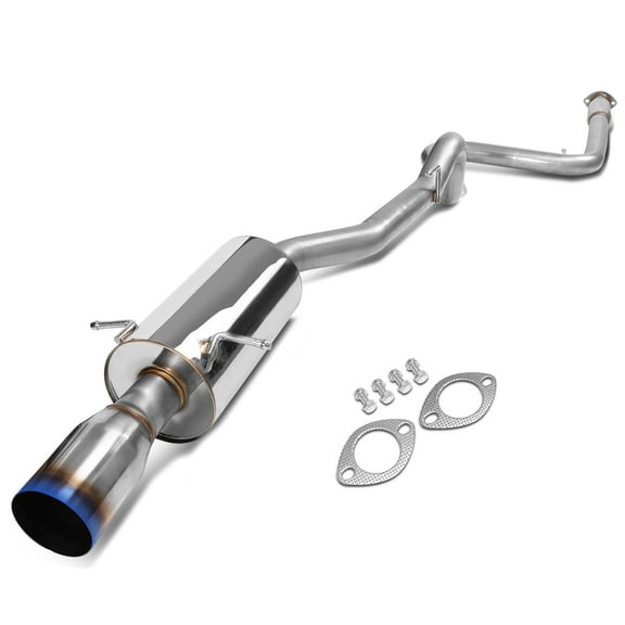 DNA Motoring For 05-10 Chevy Cobalt LS LT LTZ 2.2L Racing Cat-Back Exhaust 3.5" Muffler Burnt Tip