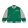 thumbnail image 2 of Unisex Mitchell & Ness Kelly Green Philadelphia Eagles Varsity Team Full-Snap Jacket, 2 of 7